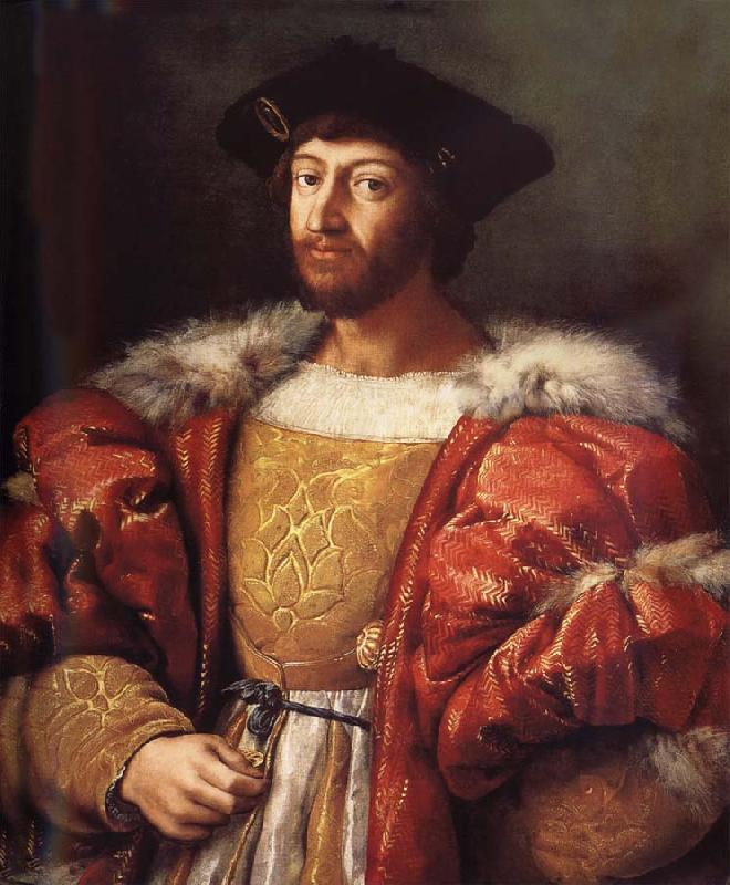 LEONARDO da Vinci Raffaello Sanzio named Raffael Portrat of Lorenzo de' Medici oil painting image